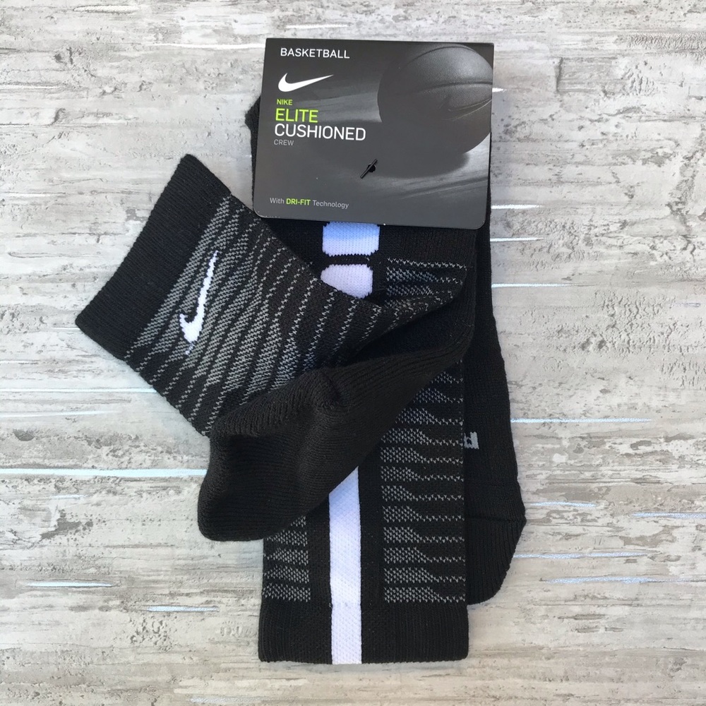Nike Elite Cushioned Basketball Crew Socks - Picture 7 of 11